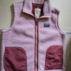 Patagonia Kids' Retro Vest Pink Color
